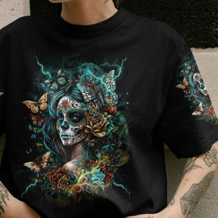 I AM THE STORM SUGAR SKULL GIRL ALL OVER PRINT - TLTR0604236