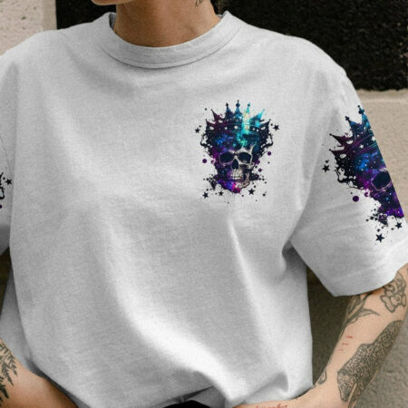 I'M THE F QUEEN GALAXY SKULL ALL OVER PRINT - TLTW1904231