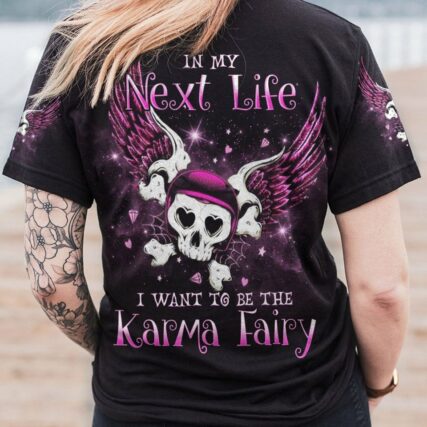 KARMA FAIRY SKULL WINGS BONES ALL OVER PRINT - TLNO2703231