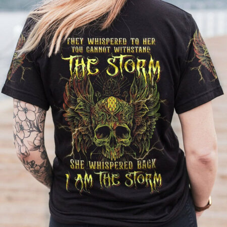 I AM THE STORM SKULL WINGS ALL OVER PRINT - TLNT1304231