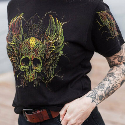 I AM THE STORM SKULL WINGS ALL OVER PRINT - TLNT1304231