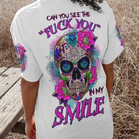 CAN YOU SEE THE F YOU SUGAR SKULL ALL OVER PRINT - TLTR2903234