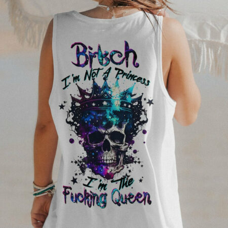 I'M THE F QUEEN GALAXY SKULL ALL OVER PRINT - TLTW1904231