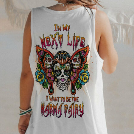 KARMA FAIRY SUGAR SKULL ALL OVER PRINT - YHDU1804232