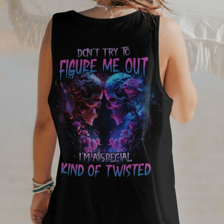 DON'T TRY TO FIGURE ME OUT SKELETON ROSE ALL OVER PRINT - TLNO1104232