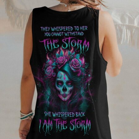 I AM THE STORM SUGAR SKULL GIRL ALL OVER PRINT - YHDU1404233