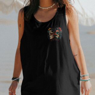 DON'T TRY TO FIGURE ME OUT SUGAR SKULL ALL OVER PRINT - TLNZ1004231