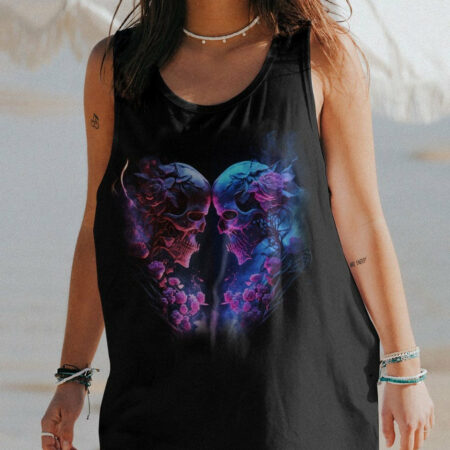 DON'T TRY TO FIGURE ME OUT SKELETON ROSE ALL OVER PRINT - TLNO1104232