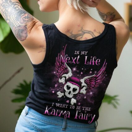 KARMA FAIRY SKULL WINGS BONES ALL OVER PRINT - TLNO2703231