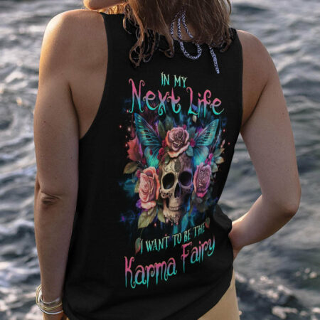 KARMA FAIRY SKULL ROSE ALL OVER PRINT - YHHG0604231