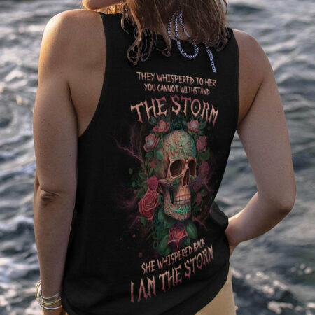 I AM THE STORM SKULL ROSE ALL OVER PRINT - YHDU1704231