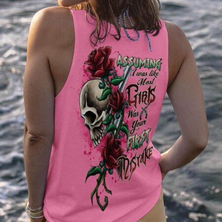 ASSUMING I WAS LIKE MOST GIRLS WINGS SKULL ALL OVER PRINT - TLNO2103232