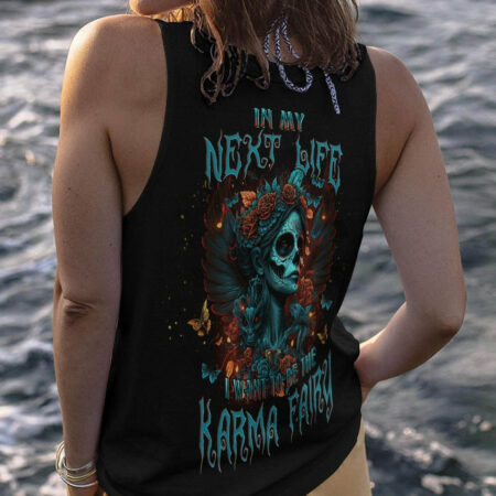 KARMA FAIRY SUGAR SKULL WINGS ALL OVER PRINT - TLNT1104232