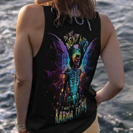 KARMA FAIRY SKELETON WINGS NEON ALL OVER PRINT - TLNT2004233