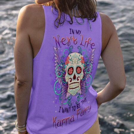 KARMA FAIRY SUGAR SKULL WINGS ALL OVER PRINT - TLTR3103231