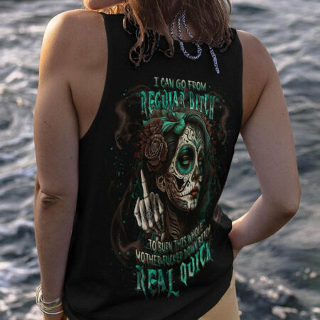 I CAN GO FROM REGULAR B SUGAR SKULL ALL OVER PRINT - TLNT1204233