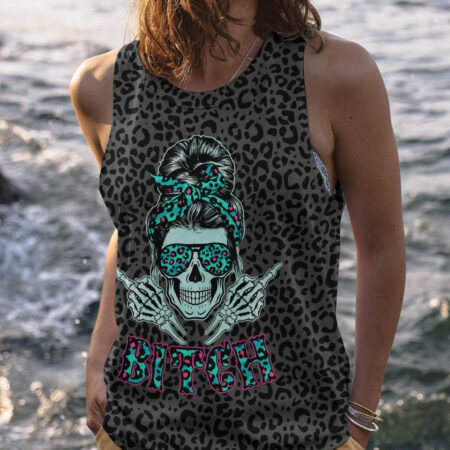 I GOT 99 PROBLEMS SKULL LEOPARD ALL OVER PRINT - TLTR1404231