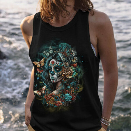 IF I WAS REALLY A B SUGAR SKULL GIRL ALL OVER PRINT - TLTR0704234