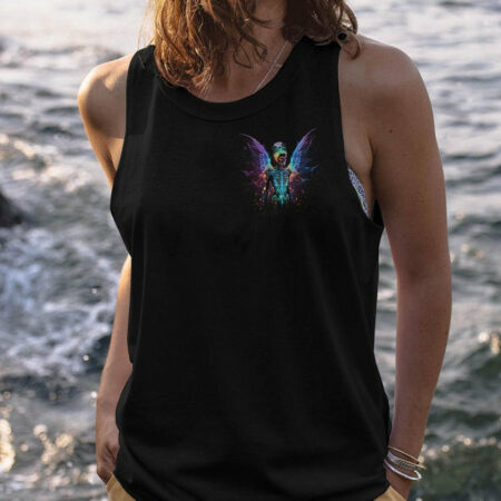 KARMA FAIRY SKELETON WINGS NEON ALL OVER PRINT - TLNT2004233