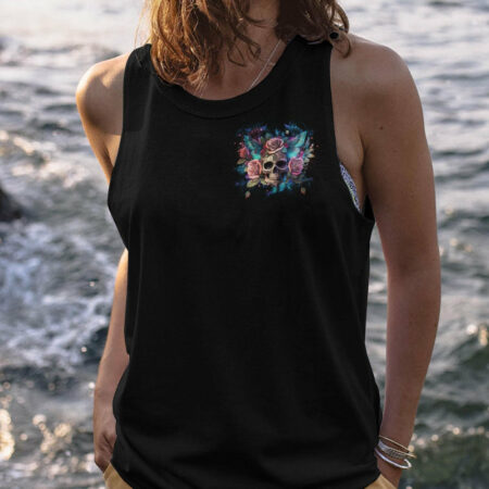 KARMA FAIRY SKULL ROSE ALL OVER PRINT - YHHG0604231