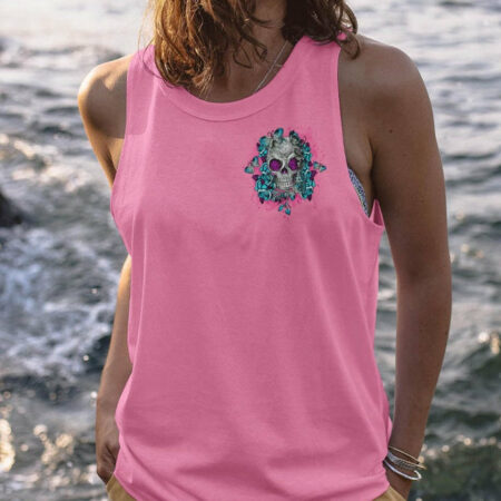 INKED MAMA TATTOOED SKULL ALL OVER PRINT - TLNO2104233