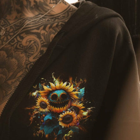 I AM A RAY OF F SUNSHINE SKULL SUNFLOWER ALL OVER PRINT - YHHG1804232