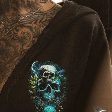 HELLO DARKNESS MY OLD FRIEND SKULL NIGHT ALL OVER PRINT - TLTR1104232