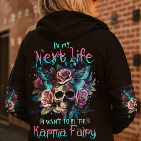 KARMA FAIRY SKULL ROSE ALL OVER PRINT - YHHG0604231
