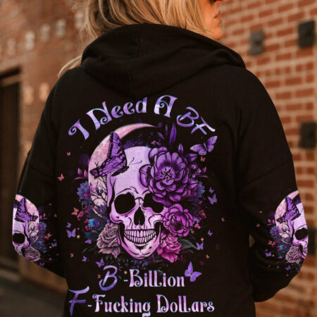 I NEED A BF A SKULL BUTTERFLY ALL OVER PRINT - YHDU1904232