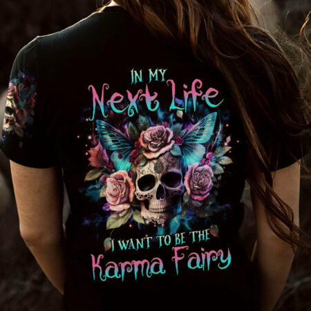 KARMA FAIRY SKULL ROSE ALL OVER PRINT - YHHG0604231