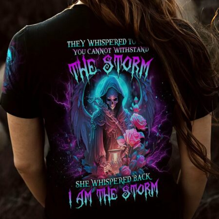 I AM THE STORM REAPER ROSES WINGS ALL OVER PRINT - YHDU2903234