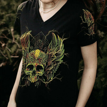 I AM THE STORM SKULL WINGS ALL OVER PRINT - TLNT1304231