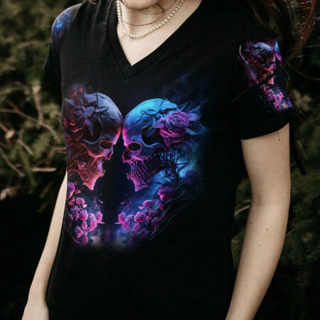 DON'T TRY TO FIGURE ME OUT SKELETON ROSE ALL OVER PRINT - TLNO1104232