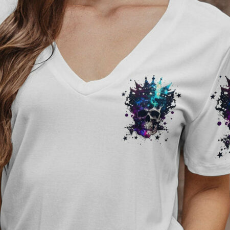 I'M THE F QUEEN GALAXY SKULL ALL OVER PRINT - TLTW1904231