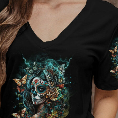 I AM THE STORM SUGAR SKULL GIRL ALL OVER PRINT - TLTR0604236