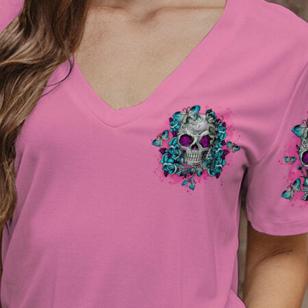 INKED MAMA TATTOOED SKULL ALL OVER PRINT - TLNO2104233