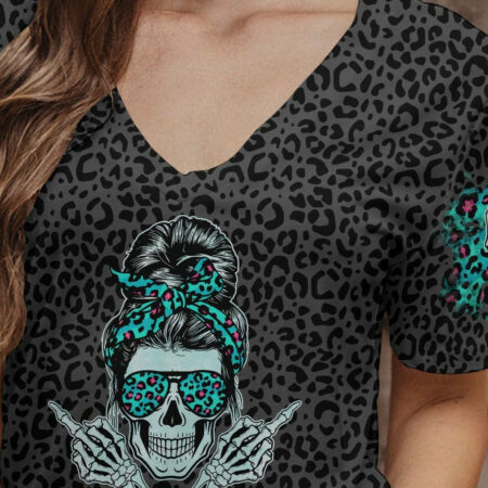 I GOT 99 PROBLEMS SKULL LEOPARD ALL OVER PRINT - TLTR1404231