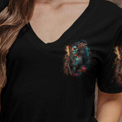ASSUMING I WAS LIKE MOST GIRLS SUGAR SKULL G ALL OVER PRINT - TLTR0504231