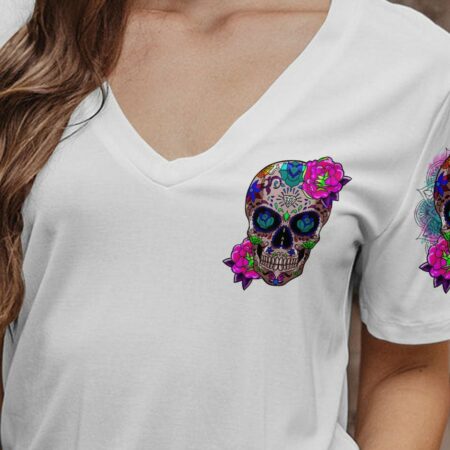 CAN YOU SEE THE F YOU SUGAR SKULL ALL OVER PRINT - TLTR2903234