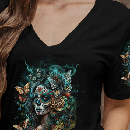 I AM THE STORM SUGAR SKULL GIRL ALL OVER PRINT - TLTR0604236