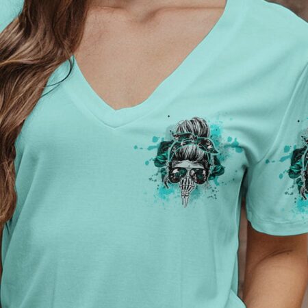 I'M A B DON'T TRY ME MESSY BUN ROSE ALL OVER PRINT - TLTW0404233