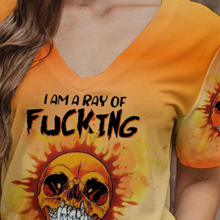 I AM A RAY OF F SUNSHINE SKULL ALL OVER PRINT - TLTW2003233