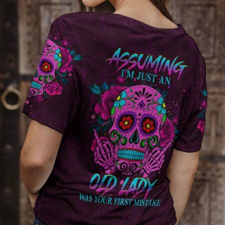 I'M JUST AN OLD LADY ALL OVER PRINT - YHHG2203231