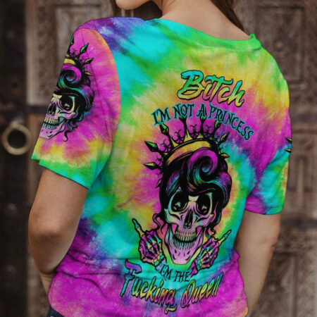 I'M THE F QUEEN TIE DYE ALL OVER PRINT - TLTW1404234