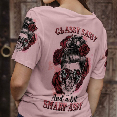 CLASSY SASSY MESSY BUN ALL OVER PRINT - TLTR1904234