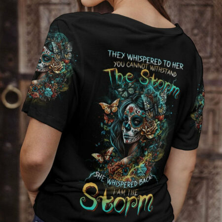 I AM THE STORM SUGAR SKULL GIRL ALL OVER PRINT - TLTR0604236