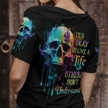 IT'S OKAY TO LIVE A LIFE ALL OVER PRINT - YHHG1904232