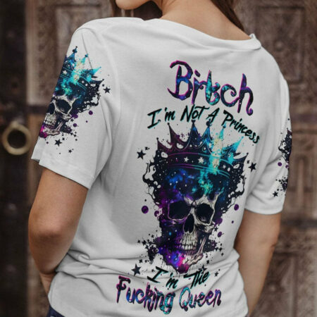 I'M THE F QUEEN GALAXY SKULL ALL OVER PRINT - TLTW1904231