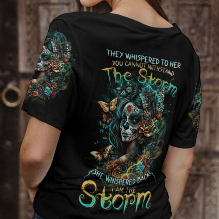I AM THE STORM SUGAR SKULL GIRL ALL OVER PRINT - TLTR0604236