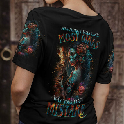 ASSUMING I WAS LIKE MOST GIRLS SUGAR SKULL G ALL OVER PRINT - TLTR0504231